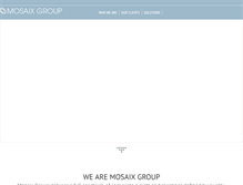 Tablet Screenshot of mosaixgroup.com